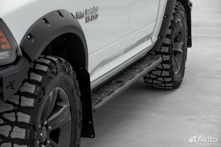 Пороги силовые BMS alfa для Додж Рам 1500 CC 09-17