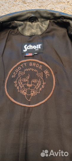 Мужской кожаный пилот Schott