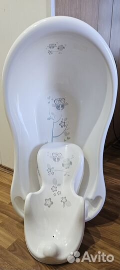 Ванночка для купания с горкой