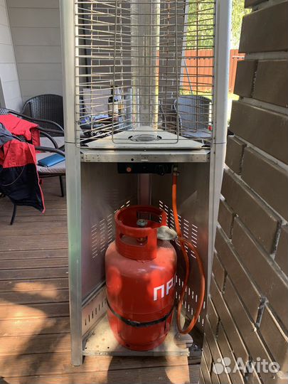 Уличный газовый обогреватель пирамида б/у