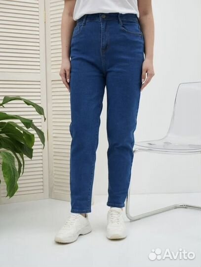 Джинсы mom/бананы/plus size
