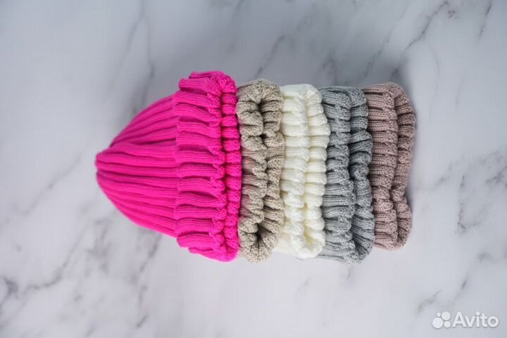 Шапки с отворотом зимние