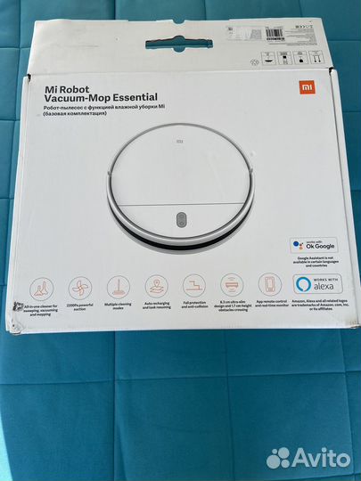 Робот пылесос Xiaomi mi robot vacuum mop essential