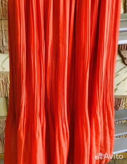 Юбка Miu Miu из плиссированной ткани (юбки плиссе)