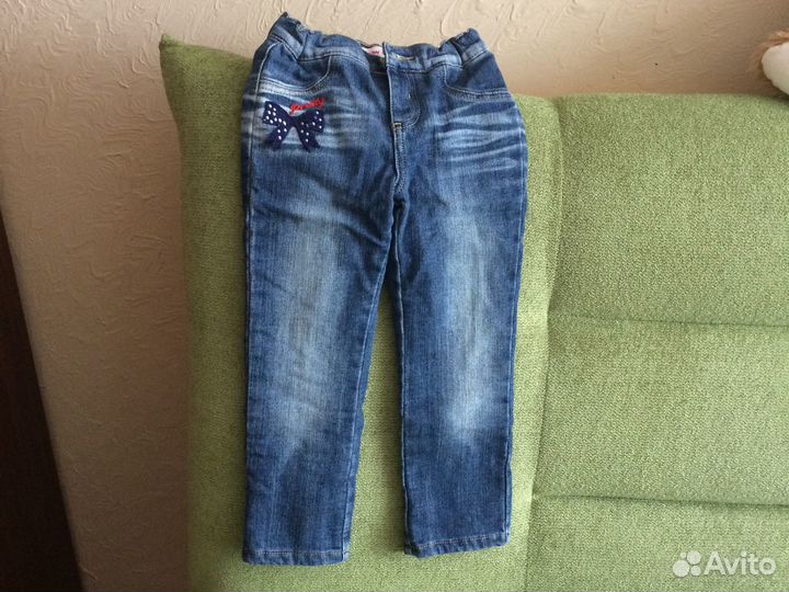 Джинсы утепленные для девочек