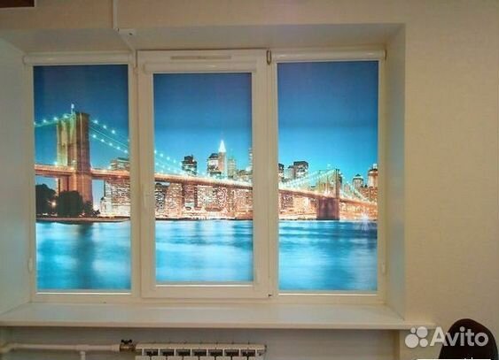 Рулонные шторы с фотопечатью