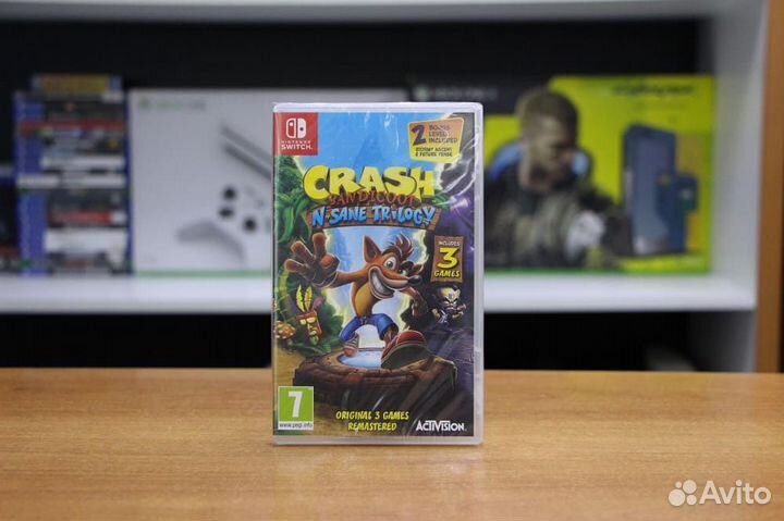 Crash Bandicoot N'Sane Trilogy (switch, английская