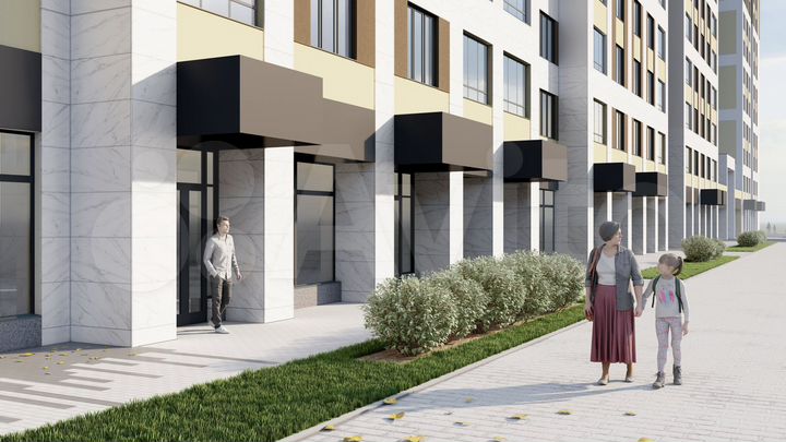 2-к. квартира, 53,3 м², 16/21 эт.