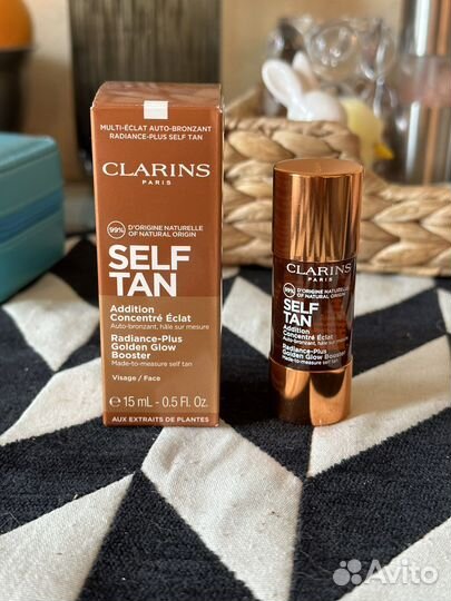 Clarins концентрас с эффектом загара