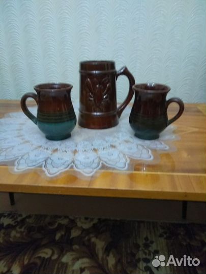 Чашки, кружки, менажницы и др