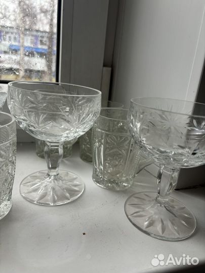 Посуда хрустальная