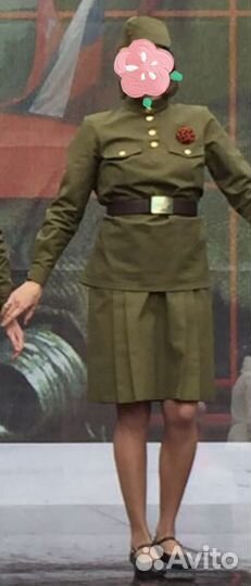 Военный костюм женский