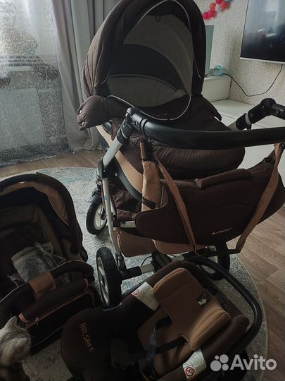 Коляска riko bruno 3 в 1