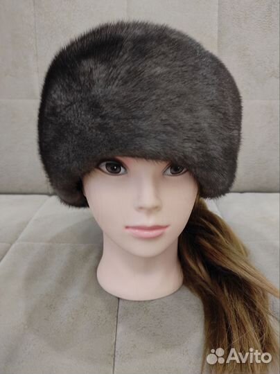 Шапка норковая женская