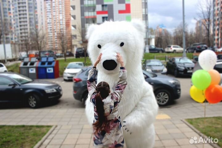 Белый мишка на любой праздник