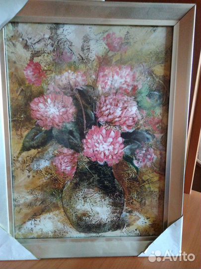 Картина пионы - символ любви, счастья