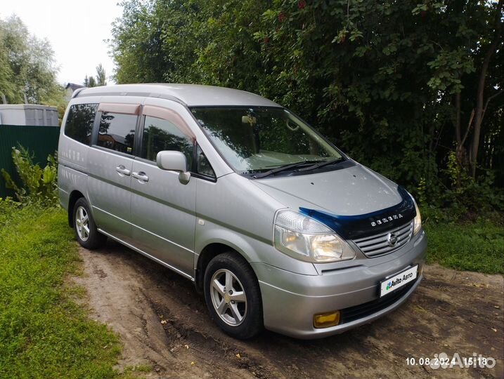 Nissan Serena 2.0 CVT, 2002, 120 000 км