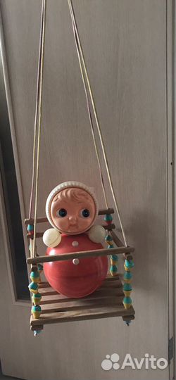 Детские деревянные качели