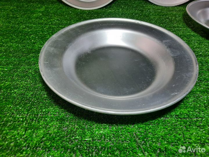 Тарелка алюминевая туристическая