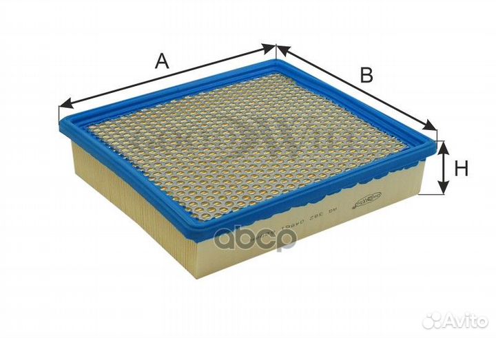 Фильтр воздушный jeep/chrysler 3.0D 05- AG 382