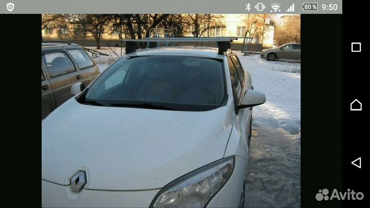Багажник на крышу для Renault Megane 3 (Рено Меган