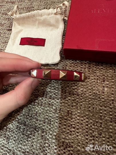 Браслет Valentino Garavani кожаный