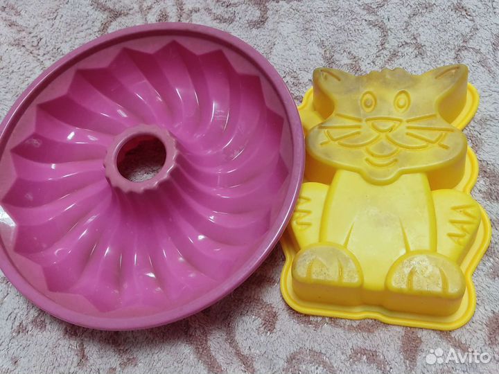 Силиконовые формы, цена за 2 шт