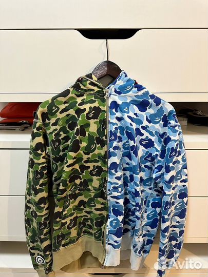 Зип худи bape shark