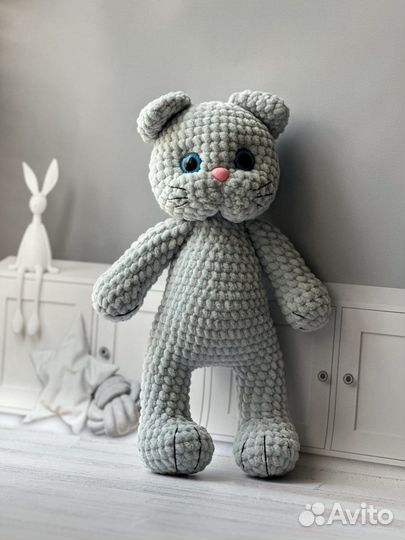 Детская игрушка Плюшевый кот Ручная работа