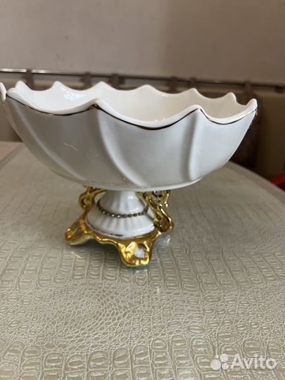 Ваза со стразами фруктовница