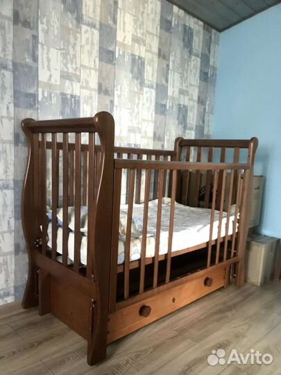 Кроватка Кубаньлесстрой аб 21.3 Лаванда