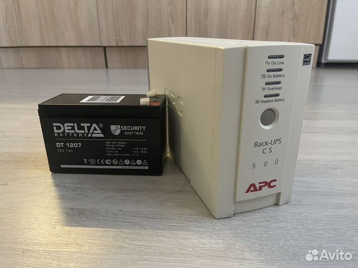 Ибп 500W с новым акб APC Back-UPC CS 500
