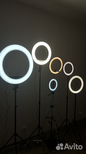 Кольцевые лампы RGB