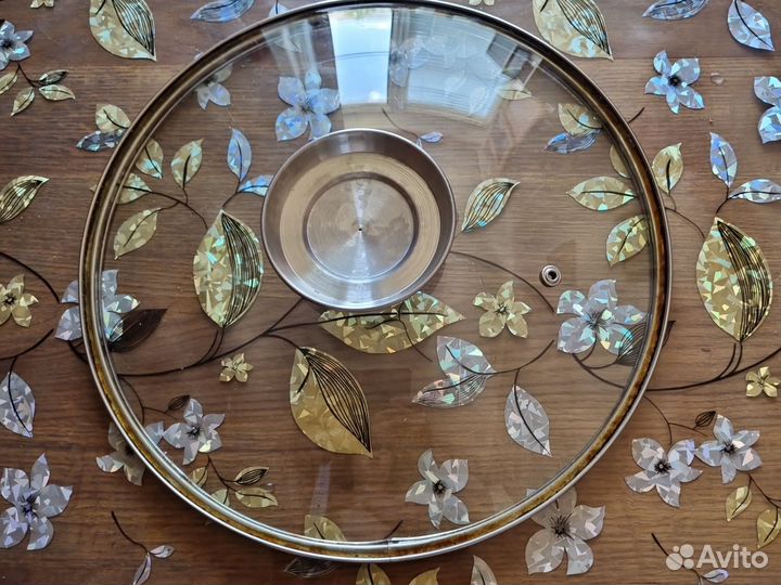 Крышка стекло.для казана/сковород