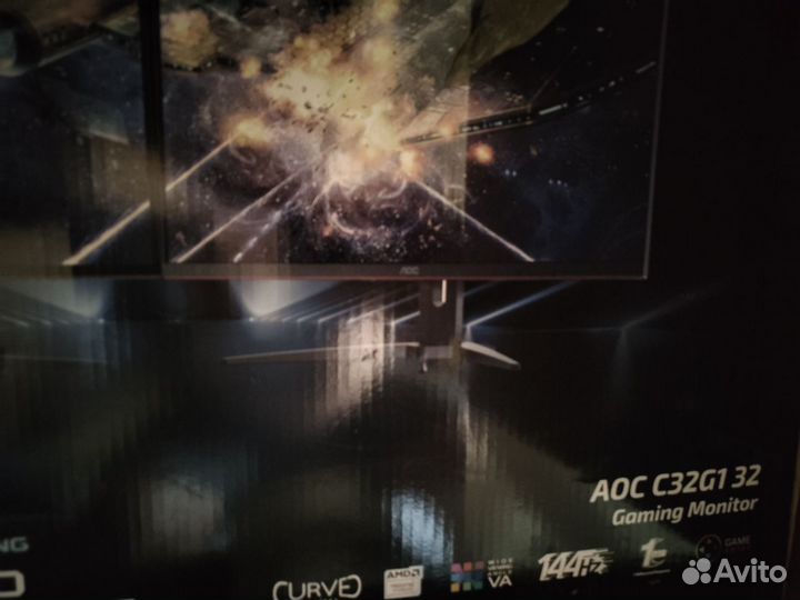 Монитор 144ггц 32 дюйма AOC CQ32G1