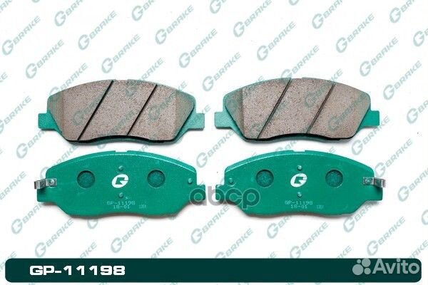 Колодки G-brake GP-11198 GP-11198 G-brake