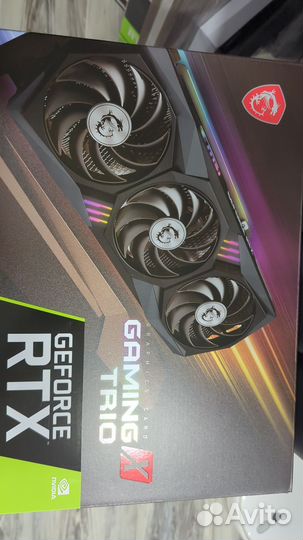 Видеокарта msi rtx 3090 gaming trio 24gb
