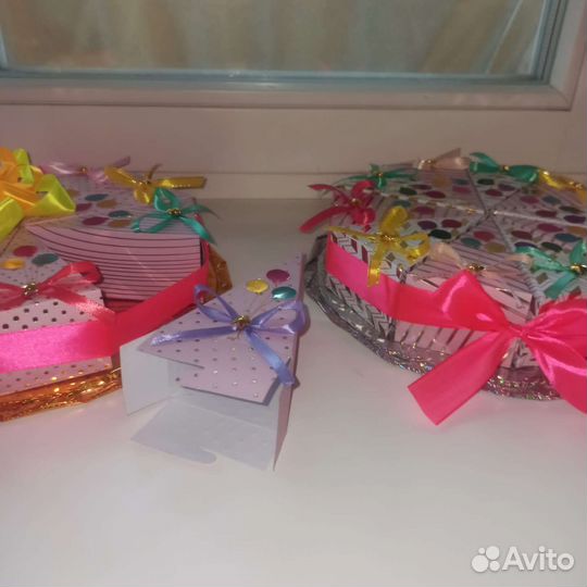 Подарочные коробки, тортик-сюрприз