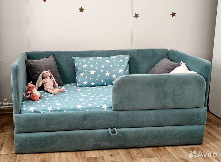 Детская кровать мягкая