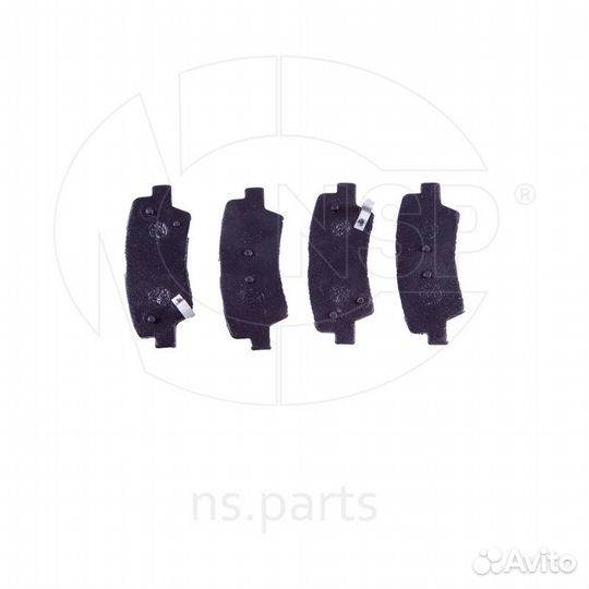 Колодки тормозные дисковые зад