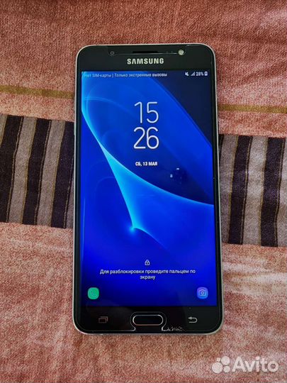 Смартфон бу samsung G7 (2016) в хорошем состоянии