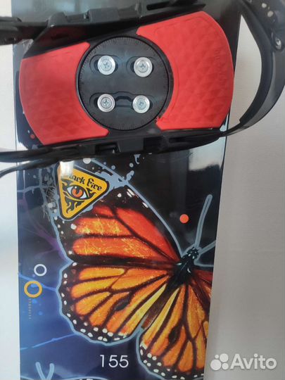 Сноуборд с креплениями