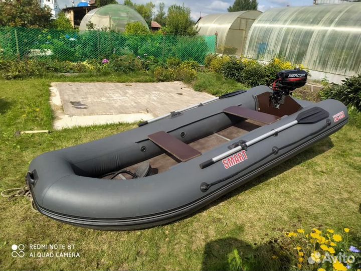 Лодка Посейдон и мотор 2-хтактный Меркури