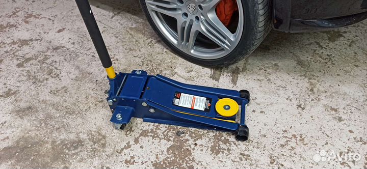 Домкрат низкопрофильный 75-505мм 3т Сервис Ключ