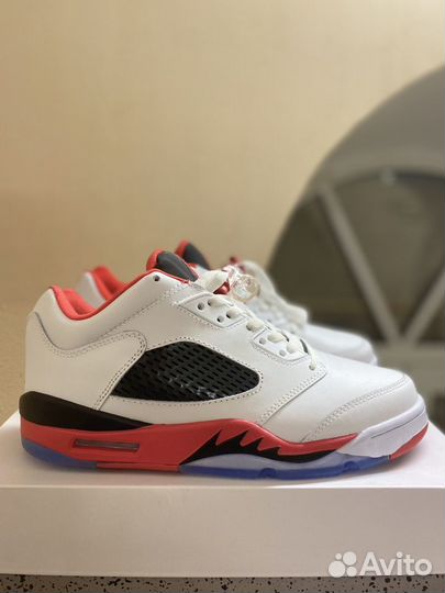 Кроссовки Nike Air Jordan 5 Low “Fire Red”