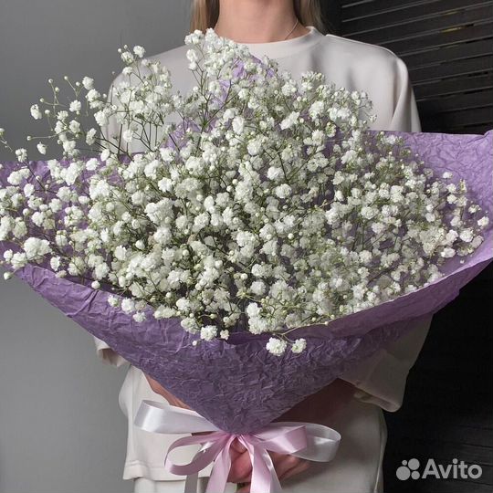 Шикарный Букет из Гипсофил Доставка