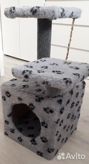 Домик для кошки с когтеточкой