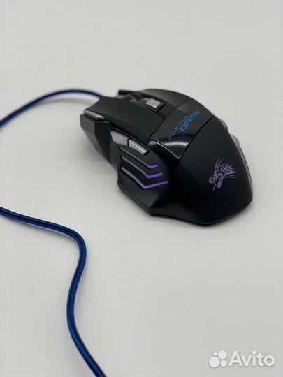 Мышь проводная игровая с подсветкой