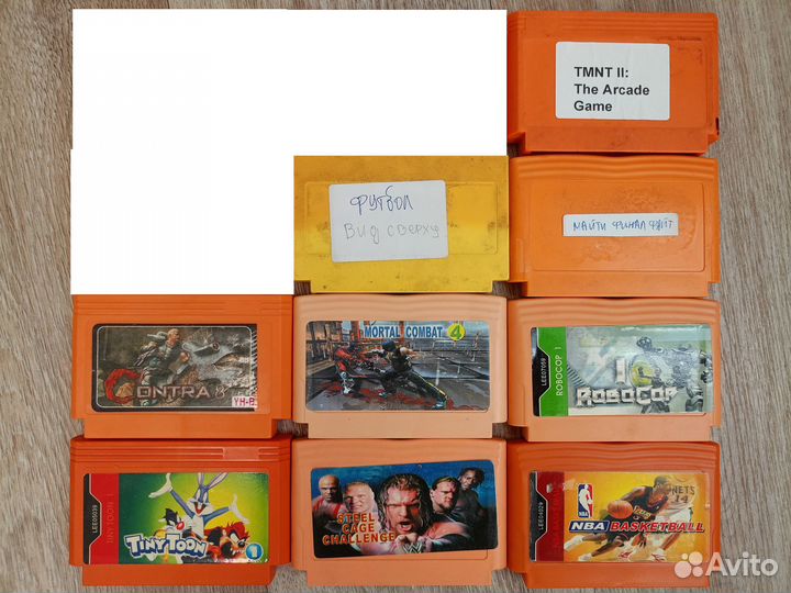 Картриджи Денди из 90-х (24 шт.)