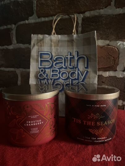 Bath and body works свеча